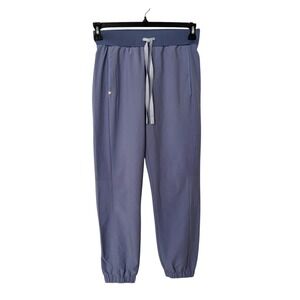 FIGS Womens NEW XS Granville Skinny Petite Jogger Scrub Pants Verbier Blue